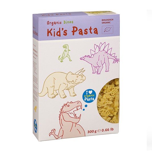 Alb-Gold Organic Pasta for Babies and Kids - Dinosaur Shapes