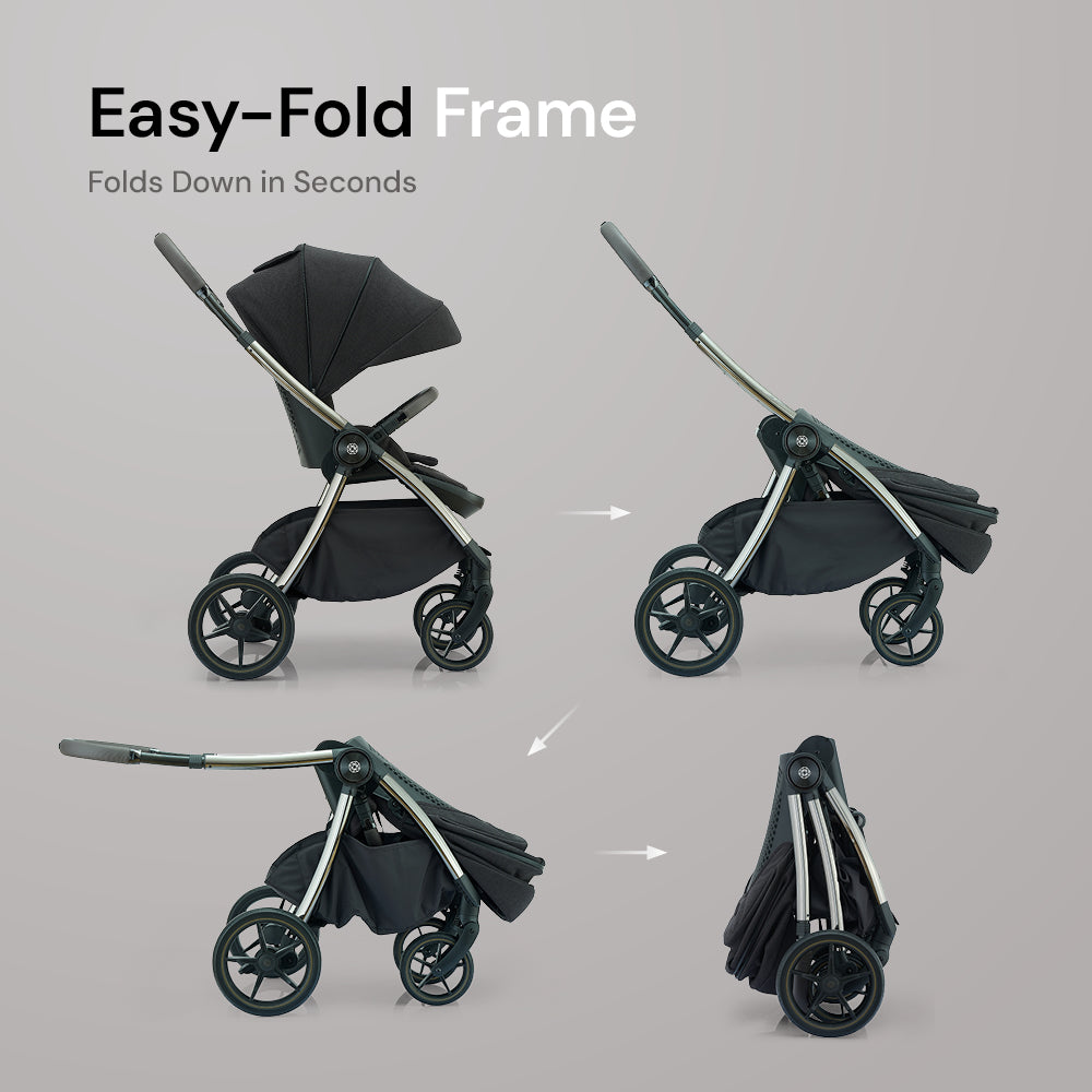 Amana Sereno 3 in 1 Travel System  - Graphite