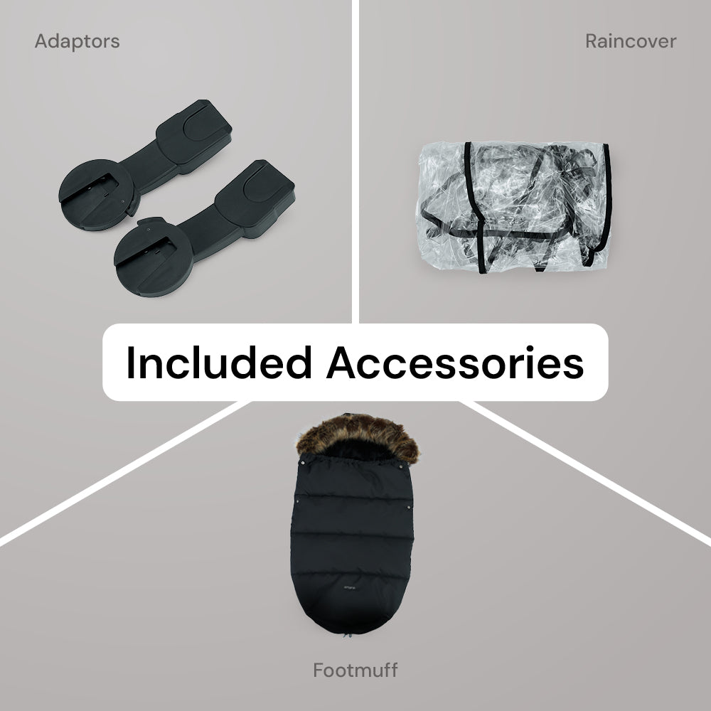 Amana Sereno 3 in 1 Travel System  - Graphite
