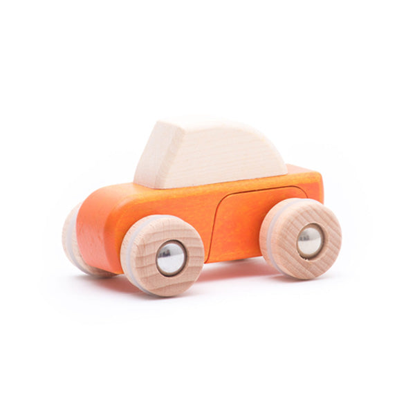 Bajo Wooden Pullback Car