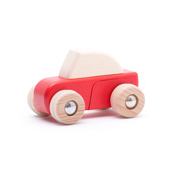 Bajo Wooden Pullback Car