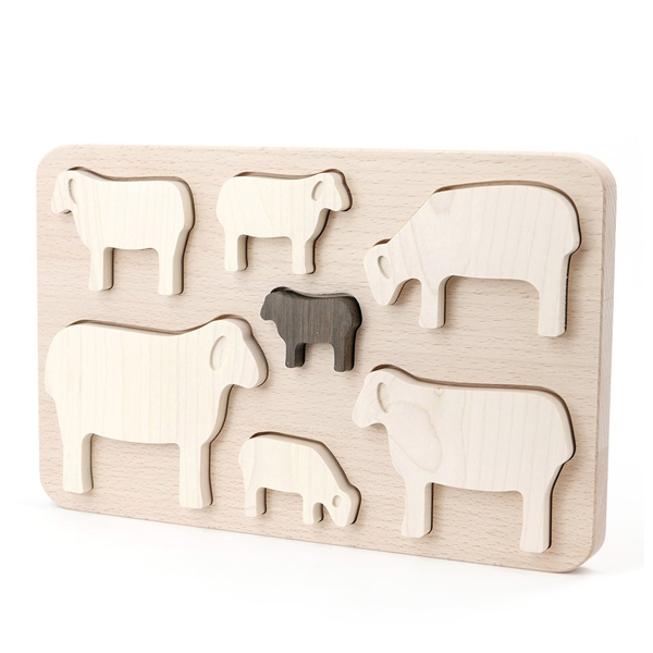 Bajo Wooden Sheep Puzzle