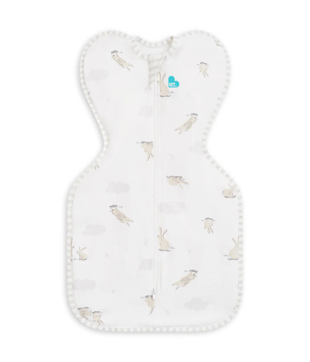 Love To Dream Swaddle Up Newborn (5-8.5lbs) 1.0TOG White Cloud Bunnies