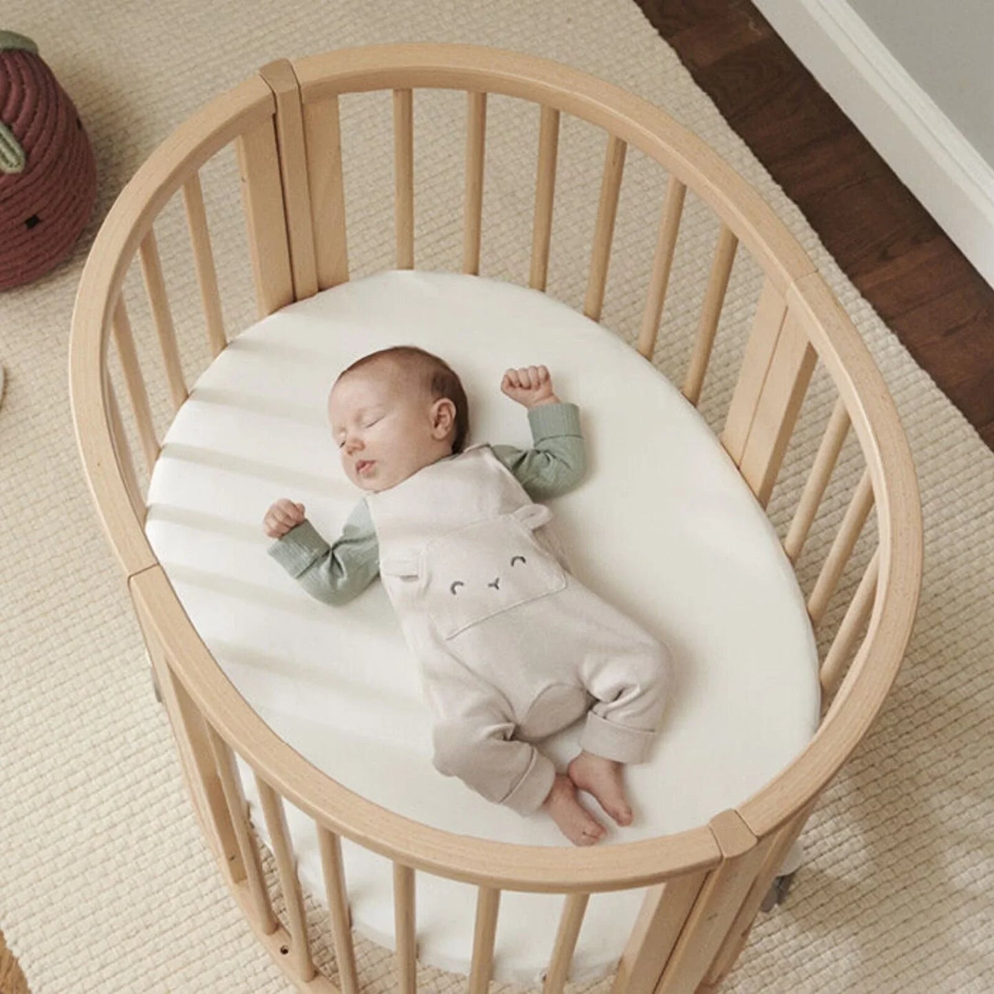 Stokke Sleepi Mini Fitted Sheet Ocs - White