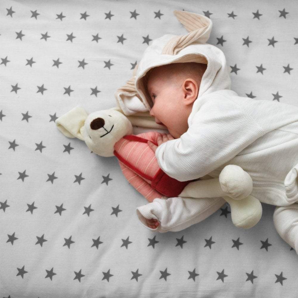 Crib Jersey Fitted Sheet 100% Cotton 40x90cm - Fits All Models