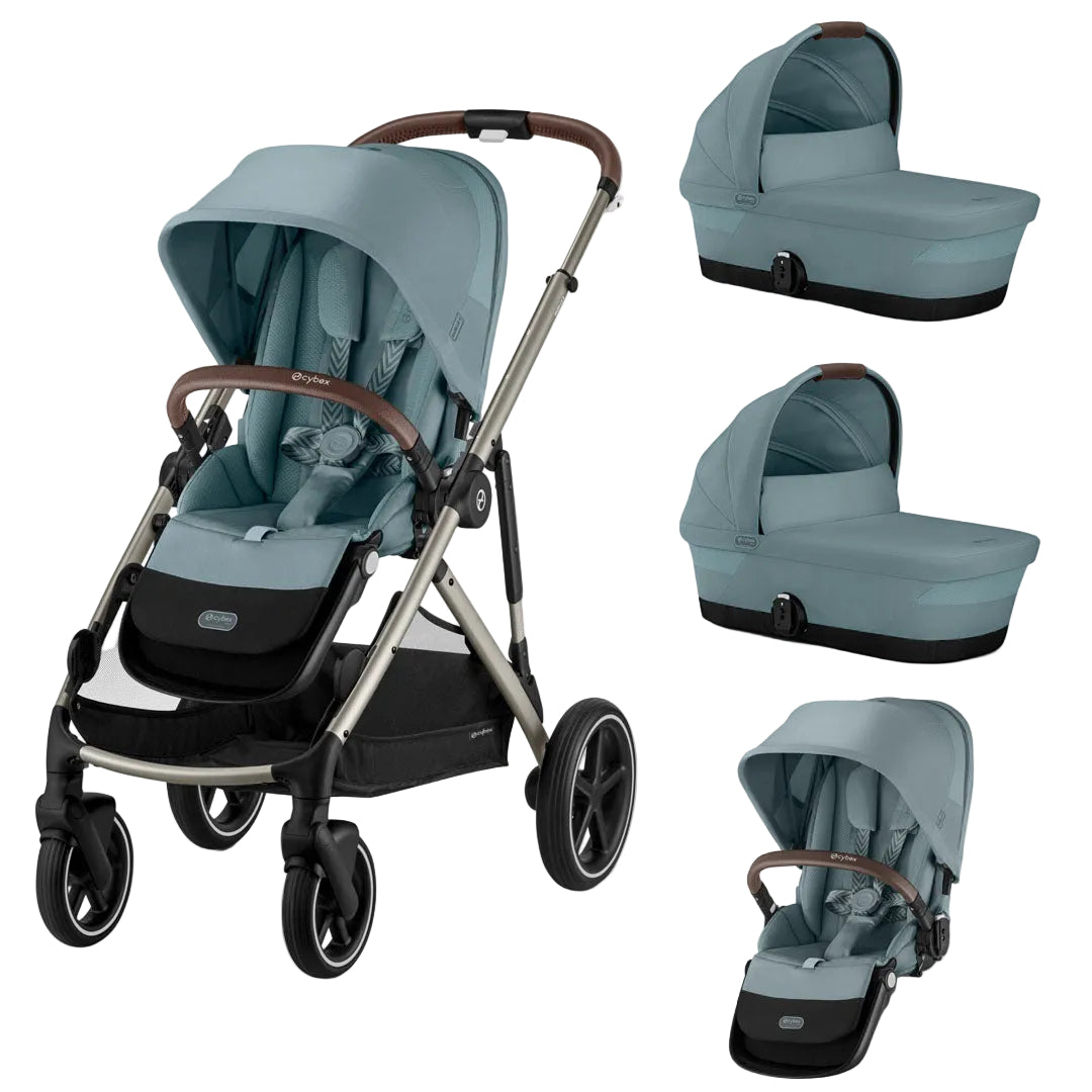 Cybex Gazelle S Twin Pushchair with Optional Carrycots