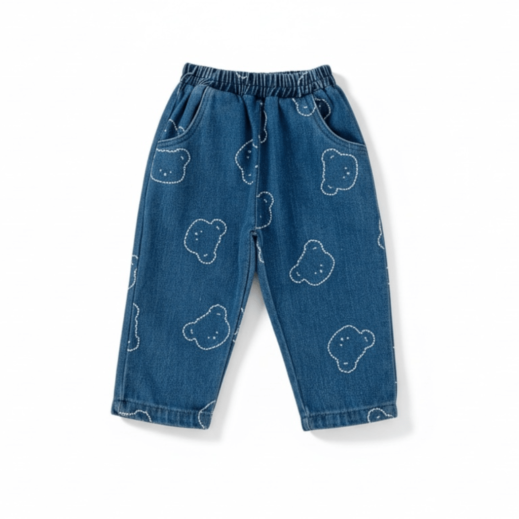 Bear Print Jacket & Jogger Set (2-Piece)