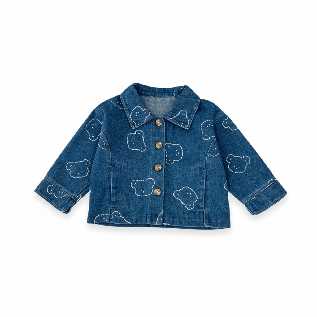 Bear Print Jacket & Jogger Set (2-Piece)