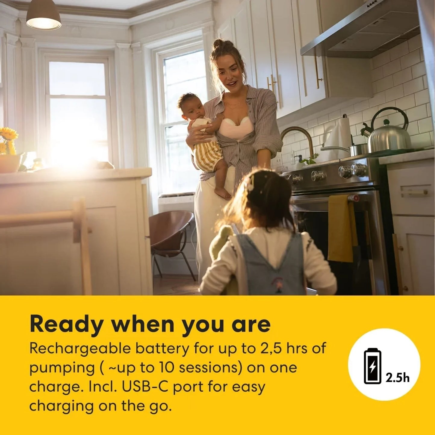 Medela Motion InBra Double Electric Wearable Breast Pump