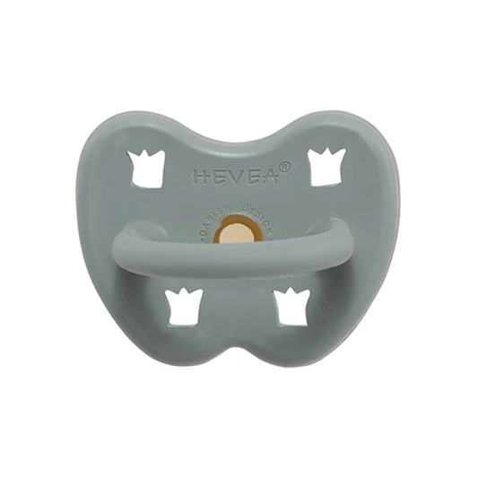 Hevea Natural Orthodontic Soother Gorgeous Grey 3-36 months