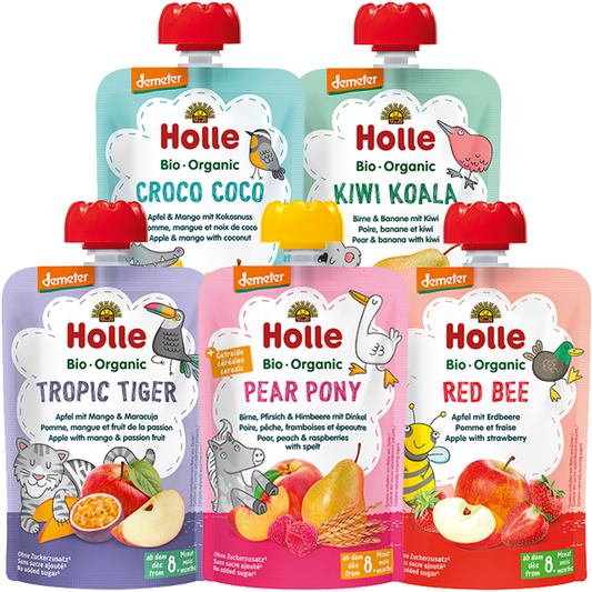 Holle Organic Taste the Rainbow Pouch Variety Pack