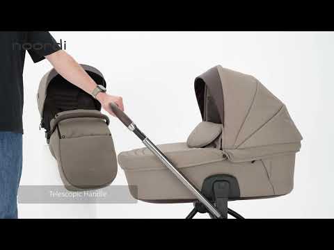 Noordi Sole V3 + Travel Carrier car seat, Slate Black