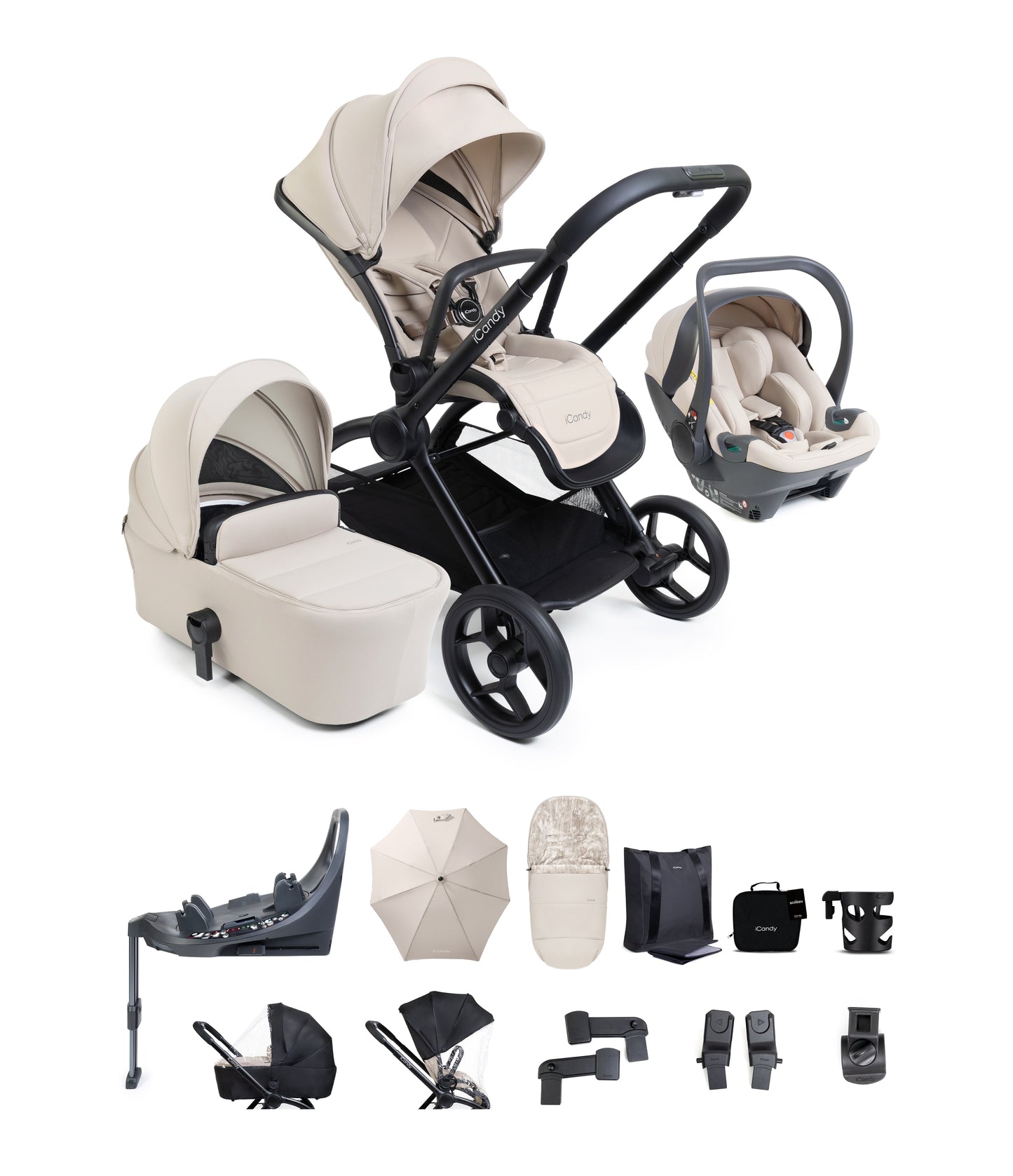 iCandy Core 2 Complete 360 Car Seat Bundle