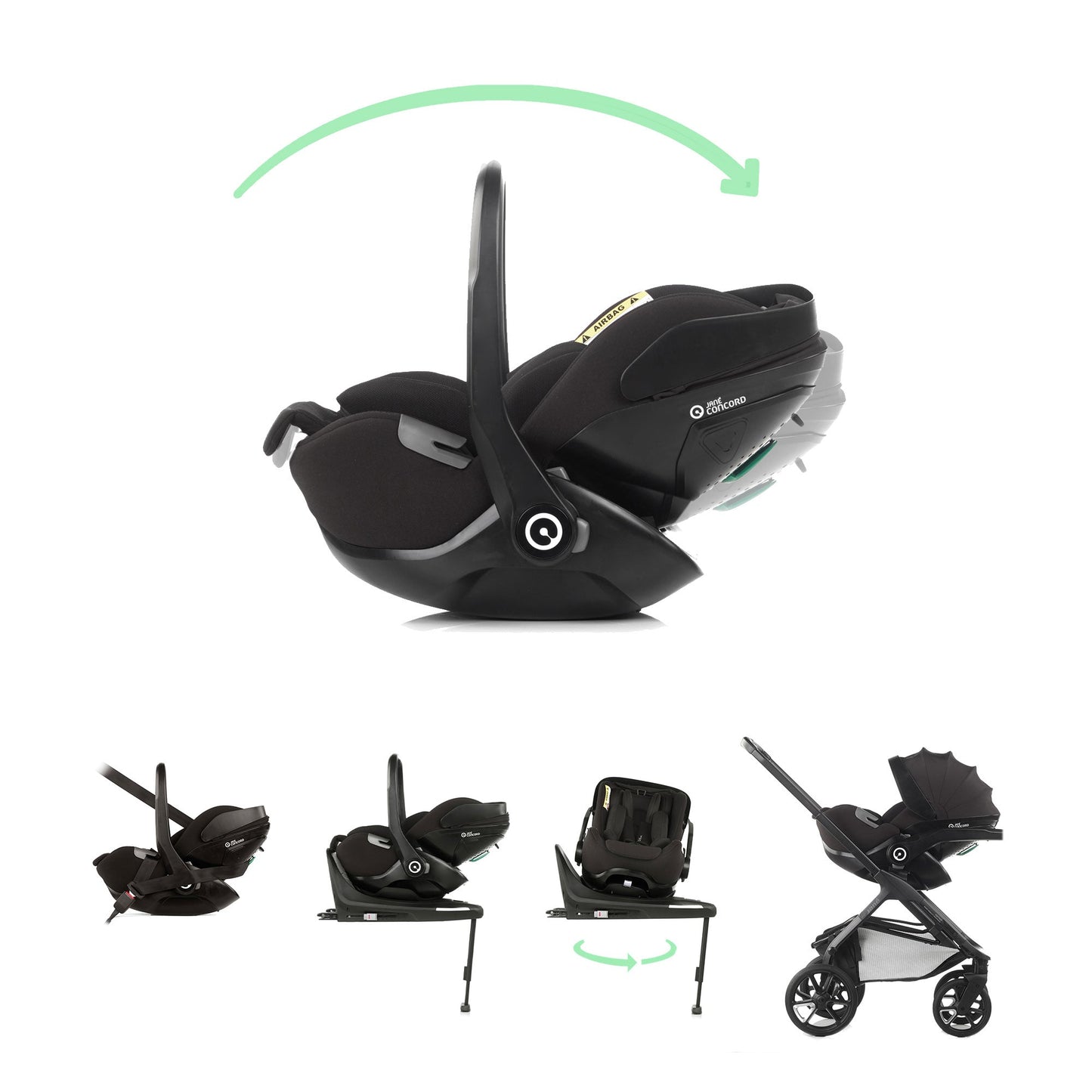Jane Keep Fully Equipped Modular Travel System Bundle