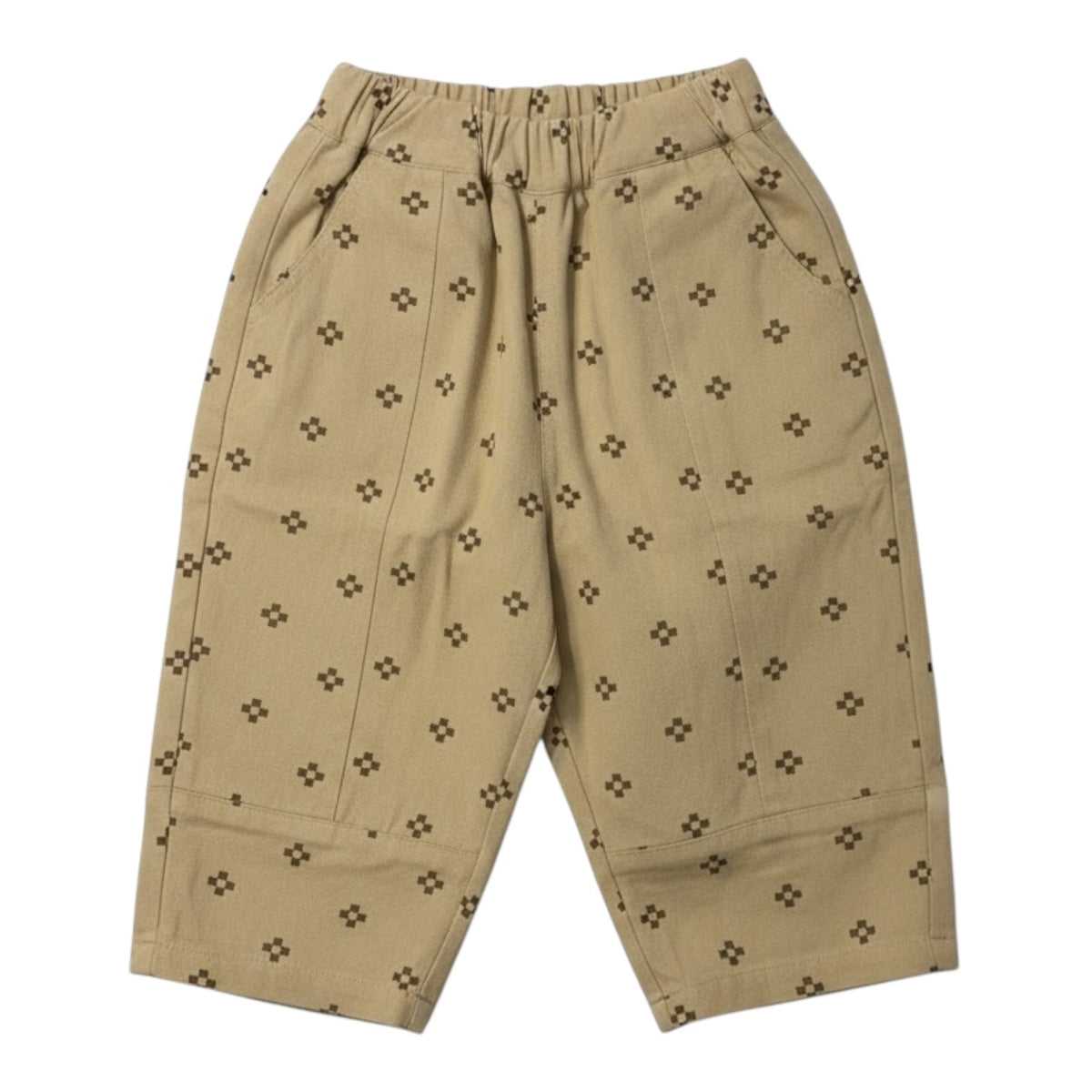 Khaki Patterned Trousers