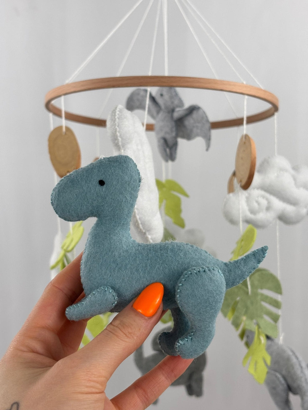 Little Dino Land Cot Mobile