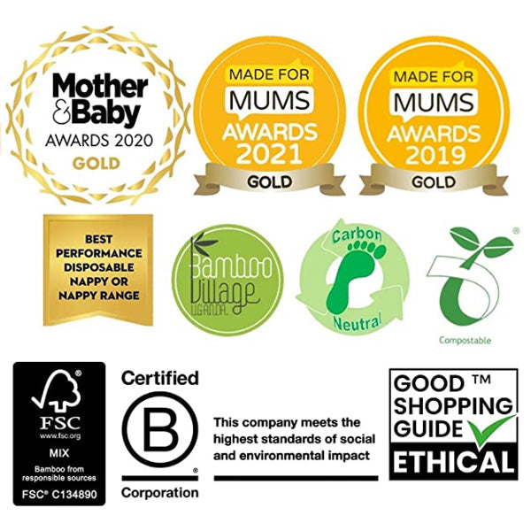 Mama Bamboo Sustainable Bamboo Nappy Pants - Size 5