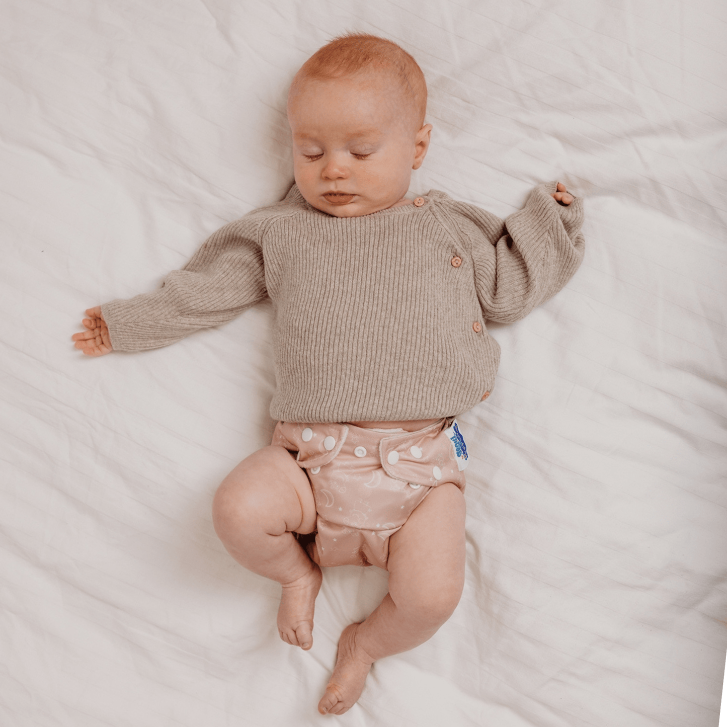 Peppa Pig One Size All-In-One Reusable Cloth Nappy - Moons & Stars