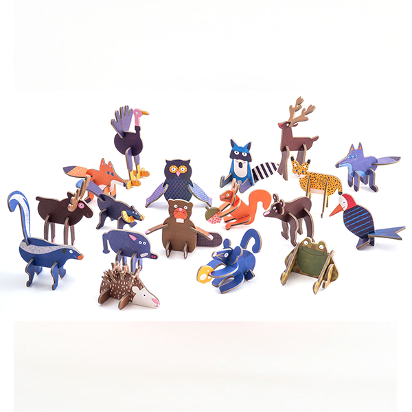Playin Choc Organic Chocolate & Surprise Toy - Woodland Animals