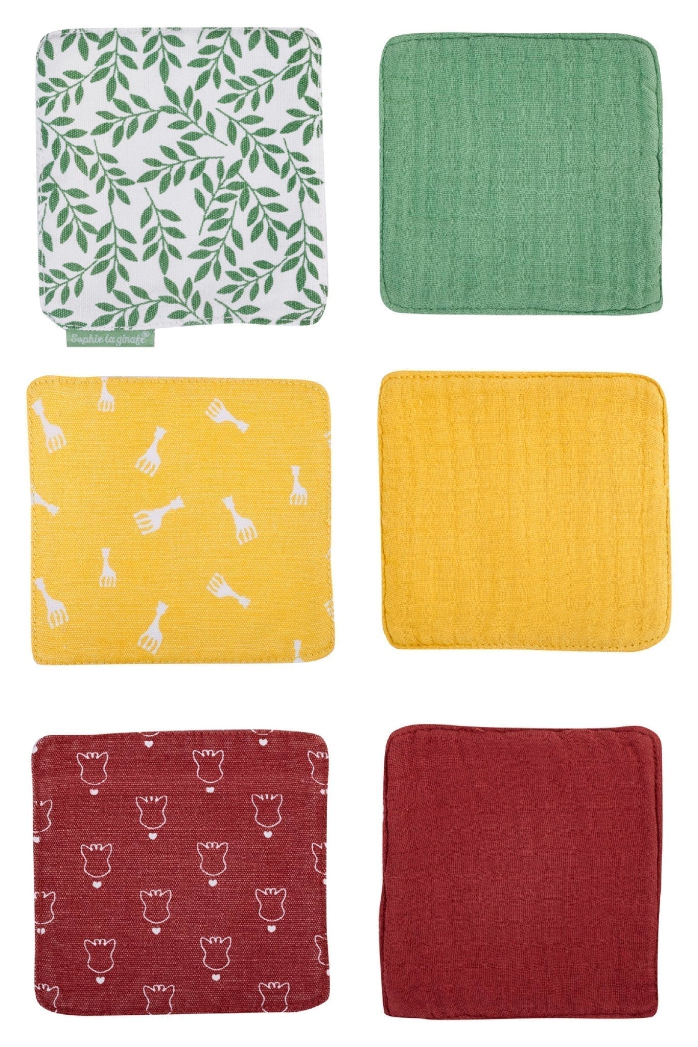 Sophie la girafe® - 6 Washable Wipes