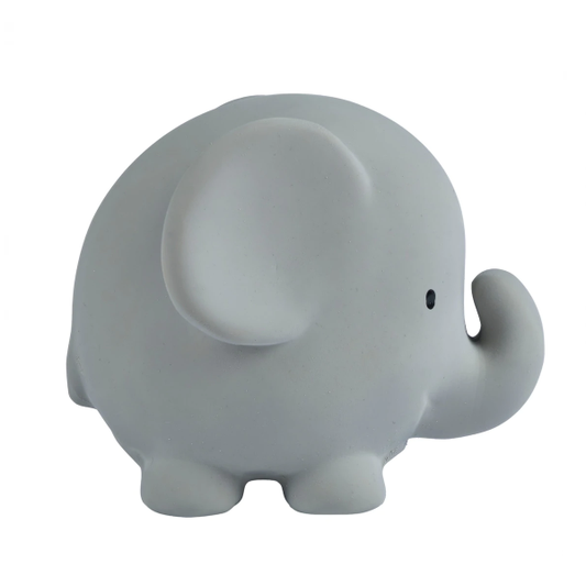 Tikiri Natural Rubber Teether, Toy & Rattle - Elephant