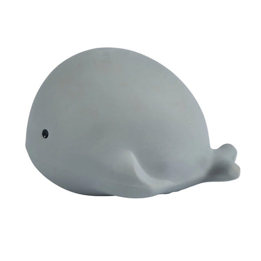 Tikiri Whale Natural Rubber Teether, Toy & Rattle