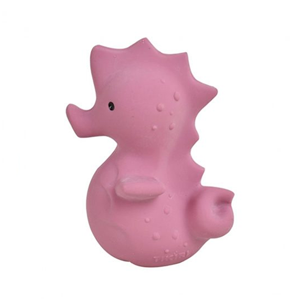 Tikiri Seahorse Natural Rubber Teether, Toy & Rattle