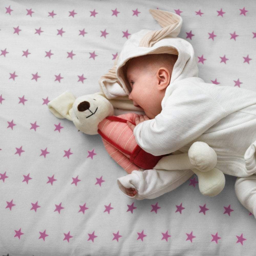 Toddler / Junior Fitted Sheet 100% Cotton 140x70cm - Pack Of 2