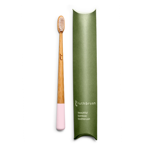 The Truthbrush Petal Pink - Medium bristles