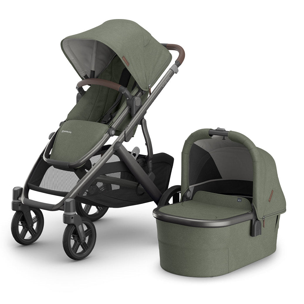 Uppababy Vista V3 Stroller & Carrycot, Evelyn